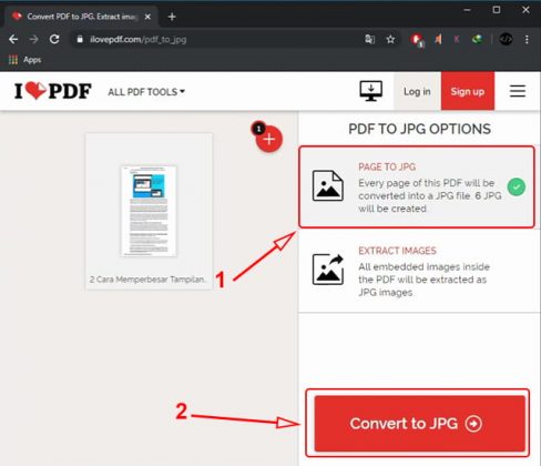 Cara Mengubah File Pdf Menjadi Jpg Secara Online Forumkomputer Com - Riset