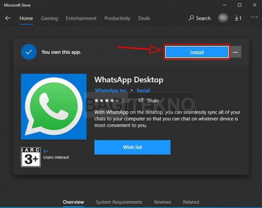 download whatsapp for windows 10 pc