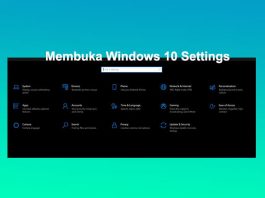 10 Cara Membuka Setting pada Laptop Windows 10