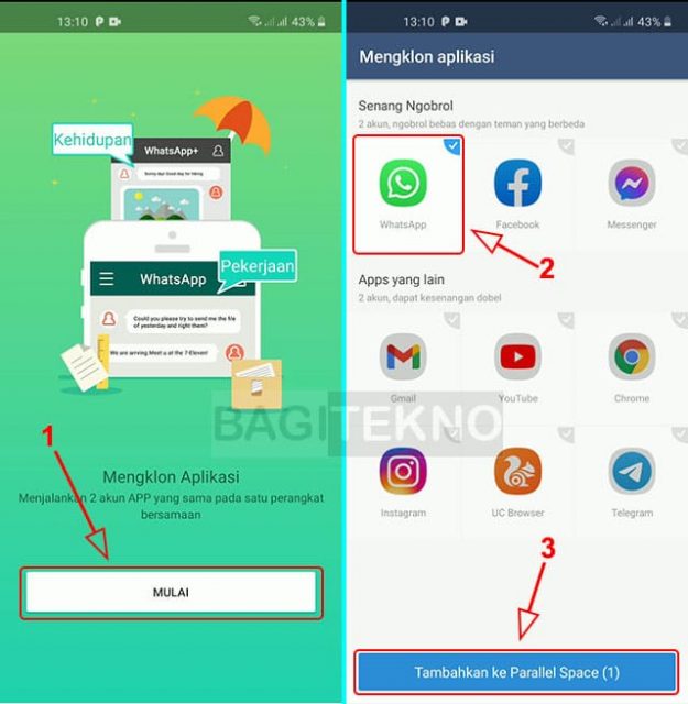 2 Cara Menggunakan Dua Akun WA dalam Satu HP Android